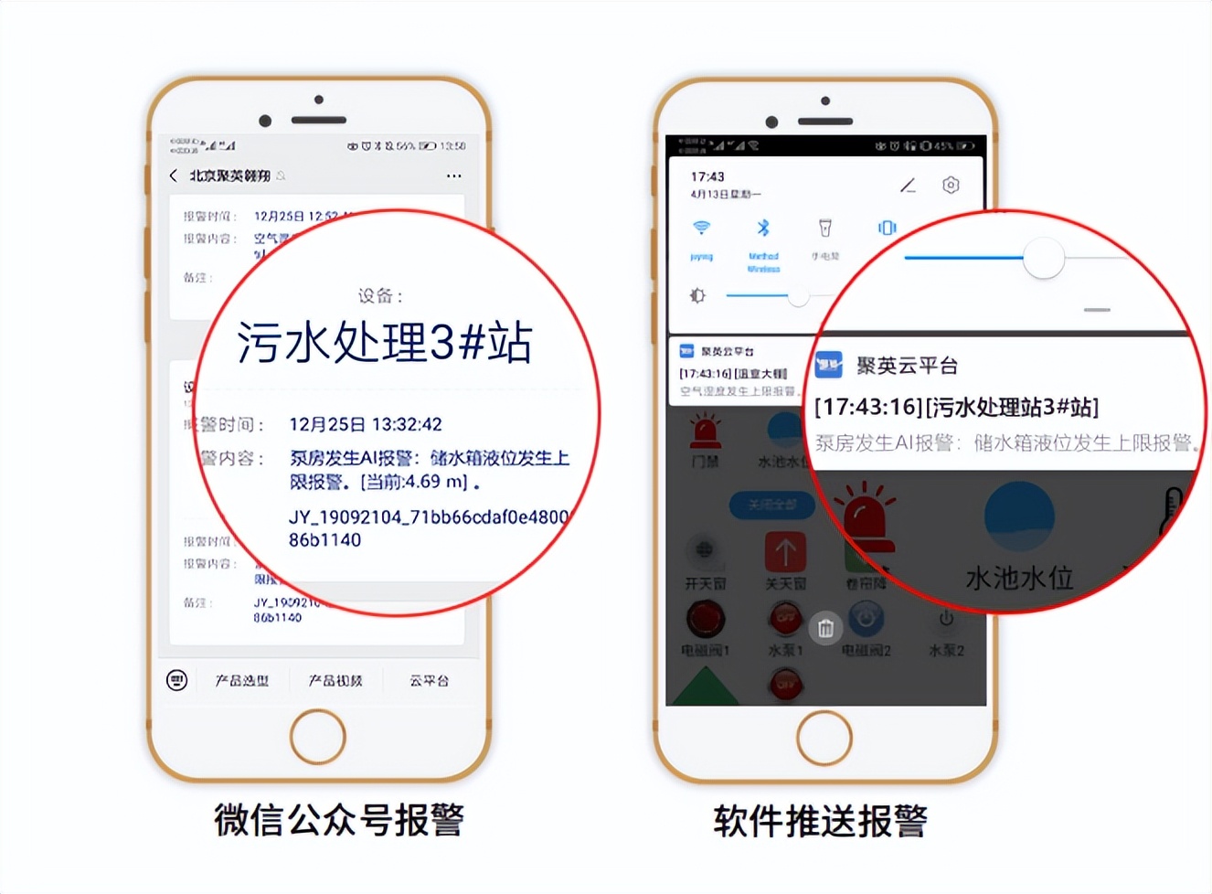 聚英物聯網云平臺的預警報警、多種提醒方式 聚英物聯網云平臺的預警報警、多種提醒方式