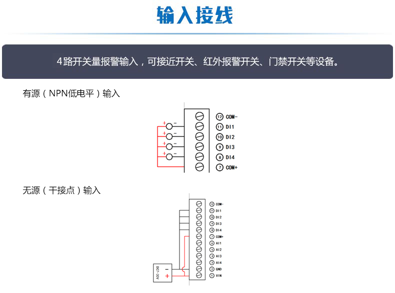 溫濕度智能控制器輸入接線 溫濕度智能控制器輸入接線