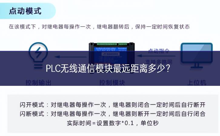 PLC無(wú)線通信模塊最遠(yuǎn)距離多少?