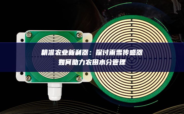 精準農業新利器：探討雨雪傳感器如何助力農田水分管理