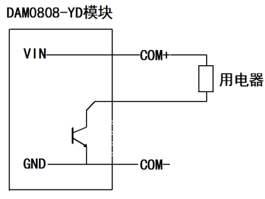 DAM-1600DO-YD 工業級IO模塊接線圖 DAM-1600DO-YD 工業級IO模塊接線圖