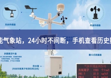 「智能氣象」智能氣象站，24小時不間斷，手機查看歷史數(shù)據(jù)