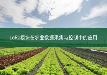 LoRa模塊在農業數據采集與控制中的應用